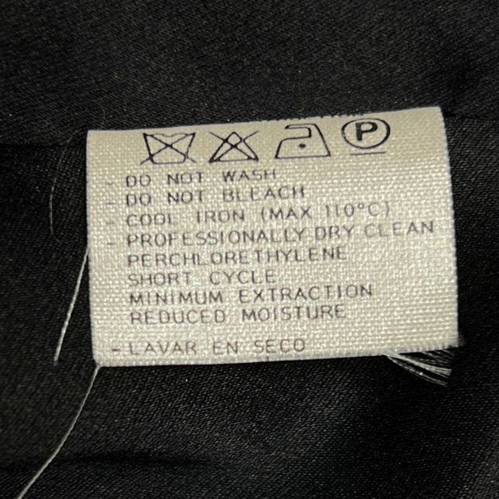 VINTAGE Valentino Boutique Black Velvet Quilted Detail Cami Top Size 10 - Picture 9 of 10